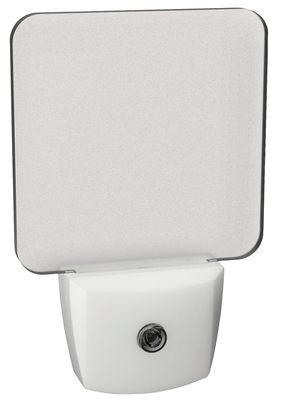 AmerTac NL-SCRN Translucent Screen Night Light, 120 V, 0.5 W, LED Lamp, Warm White, 2 Lumens, 3000 K Color Temp, White