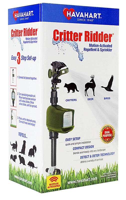 Havahart 5277 Animal Repellent and Sprinkler, Motion-Activated, 5.69 in L