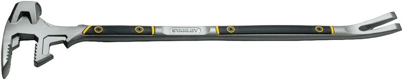 STANLEY 55-120 Utility Bar, 30 in L, Beveled Tip, 2 in Tip, HCS, 1 in Dia, 2 in W