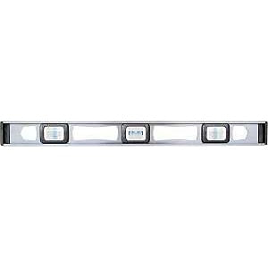 Empire 500 Series 500M.24 I-Beam Level, 24 in L, 3-Vial, Magnetic, Aluminum
