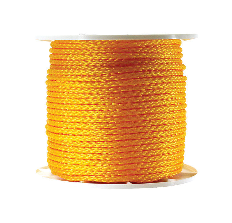 Koch Industries 3/8 in. D X 500 ft. L Yellow Hollow Braided Polypropylene Rope