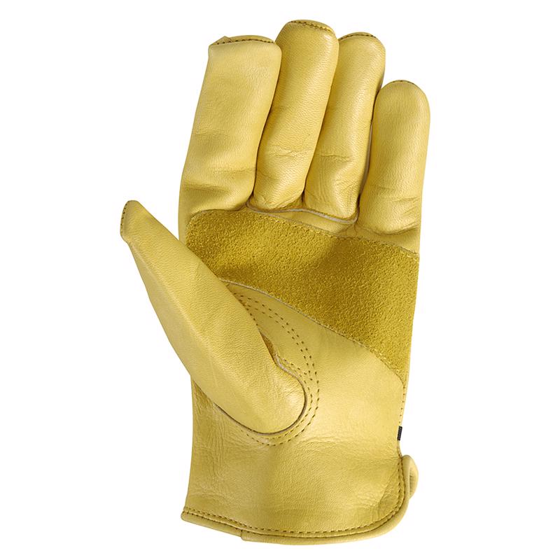 Wells Lamont Cowhide M Leather Driver Yellow/Gold Gloves