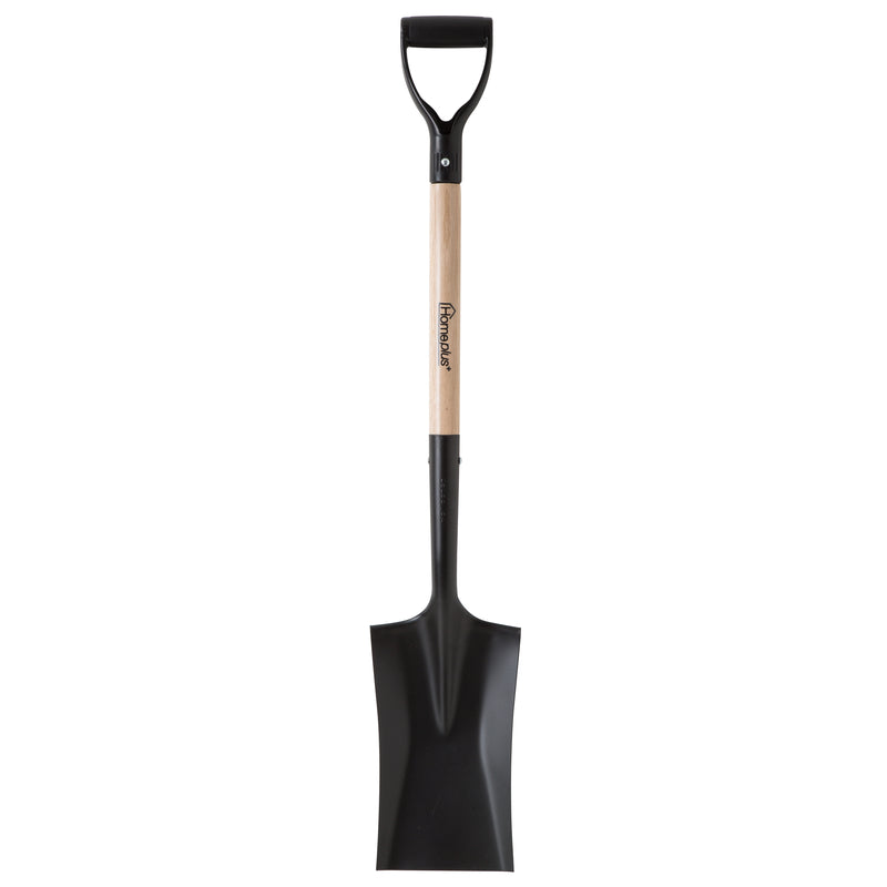 Home Plus+ 40.5 in. Steel Square Garden Spade Wood Handle, Pack of 6