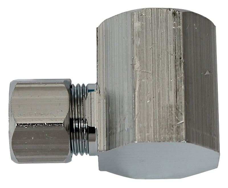 Plumb Pak PP76PCLF Adapter, 1/2 x 3/8 in, FIP x Compression, Chrome-Plated