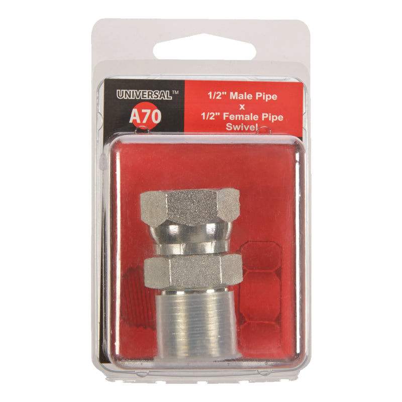 Apache Steel 1/2 in. D X 1/2 in. D Hydraulic Adapter