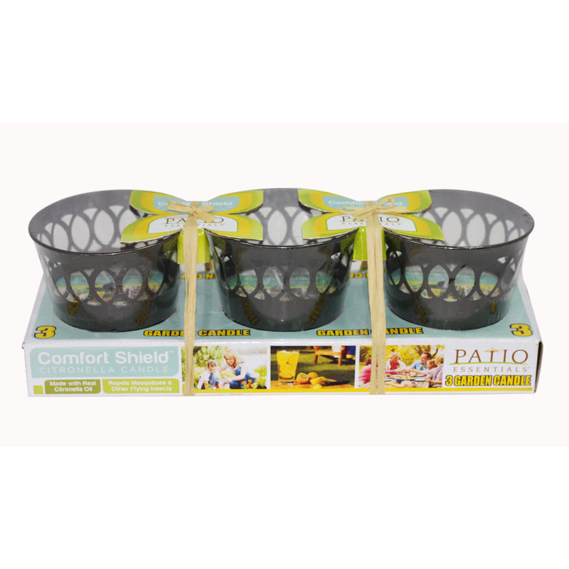 Patio Essentials Citronella Candle For Mosquitoes/Other Flying Insects 4.5 oz, Pack of 6