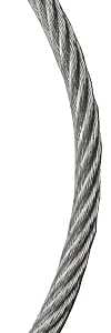 Baron 695940 Cable, 3/32 in Dia, 500 ft L, Steel, Galvanized