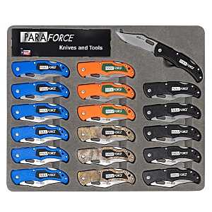 Accusharp 801LBKS Lockback Knife, 3 in L Blade, Pack of 18