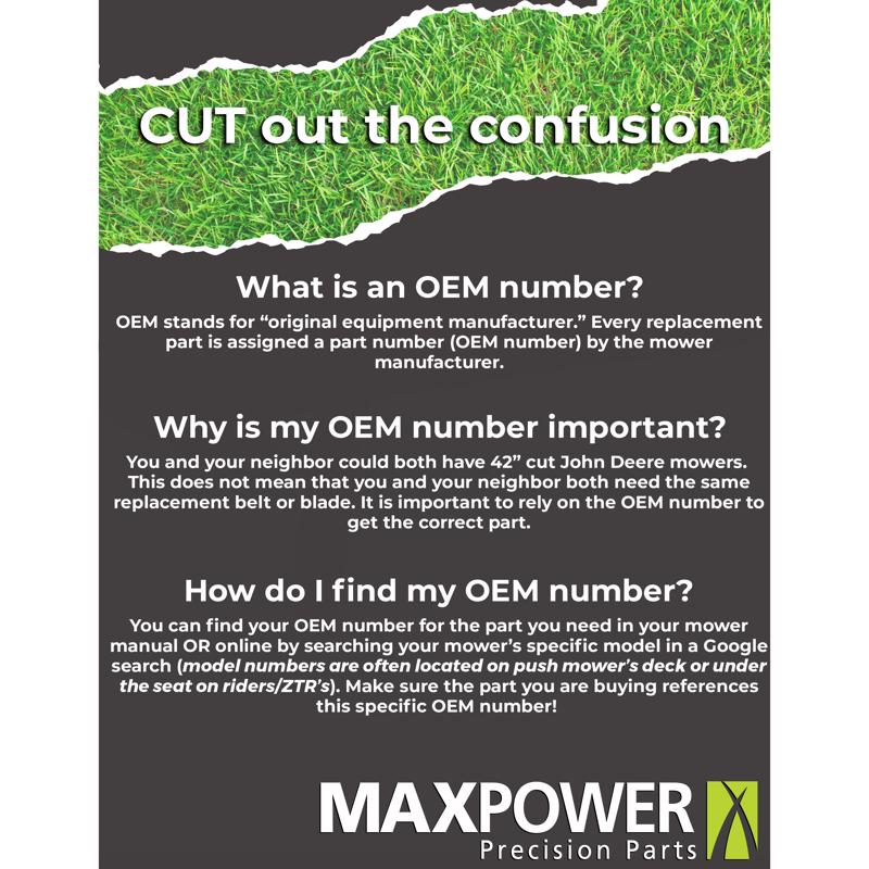 MaxPower 22 in. Mulching Mower Blade For Walk-Behind Mowers 1 pk