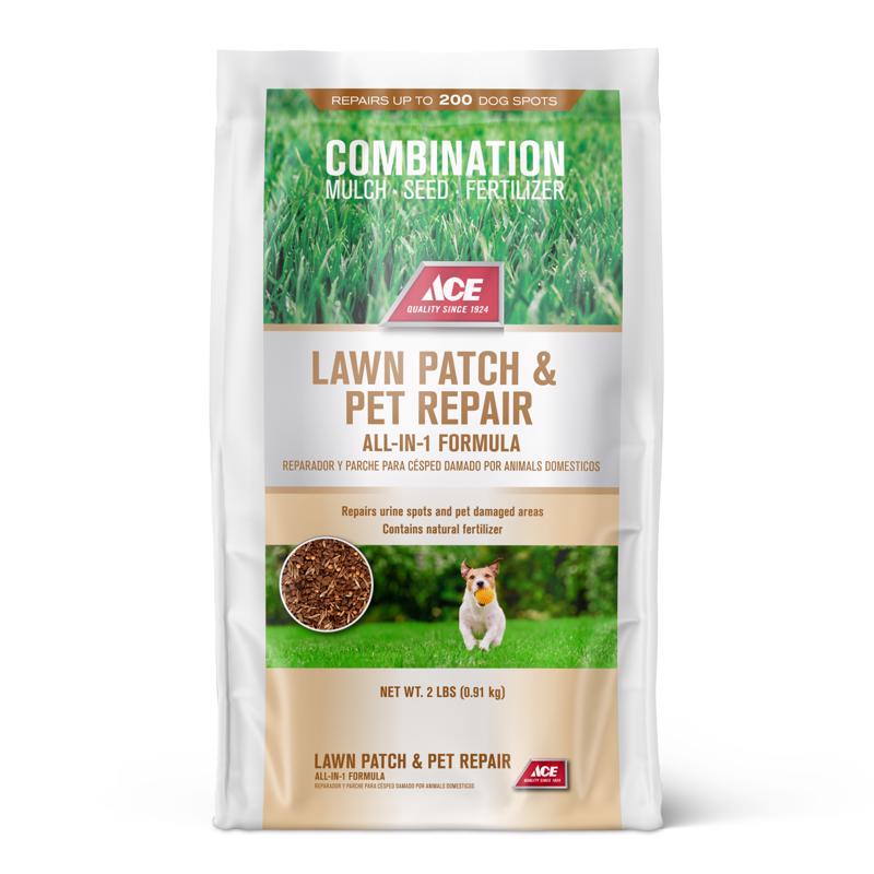 Ace Tall Fescue Grass Sun or Shade Fertilizer/Mulch/Seed 2 lb