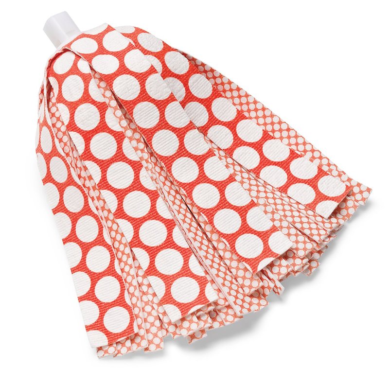 Libman Wonder Series 2001 Mop Refill, Microfiber, Orange