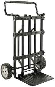 DEWALT ToughSystem DWST08210 Utility Cart Tool Box Carrier, Metal, Black, 44.3 in L x 28.5 in W x 44.3 in H Outside