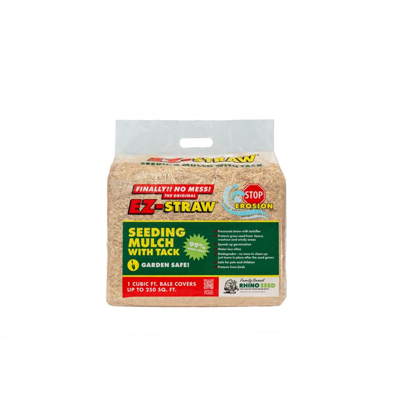 Rhino Seed EZ-Straw Natural Straw Seeding Mulch 1 cu ft
