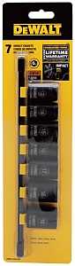 DEWALT DWMT74453OSP Series Socket Set, Includes: 13 mm, 14 mm, 15 mm, 17 mm, 18 mm, 19 mm Sockets