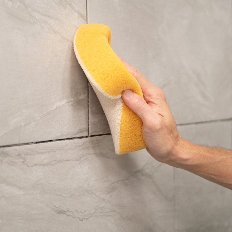QEP 70007-24 Two-Sided Sponge, 7-1/2 in L, 5-1/4 in W, 1-7/8 in Thick, Synthetic Fiber, Yellow