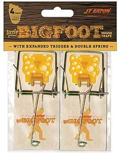 J.T. Eaton Little Bigfoot 406XT Snap Trap, 4 in W, 1-1/2 in H, Bar Locking