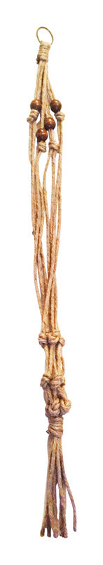 Primitive Planters Tan Jute 36 in. H Plant Hanger 1 pk, Pack of 12