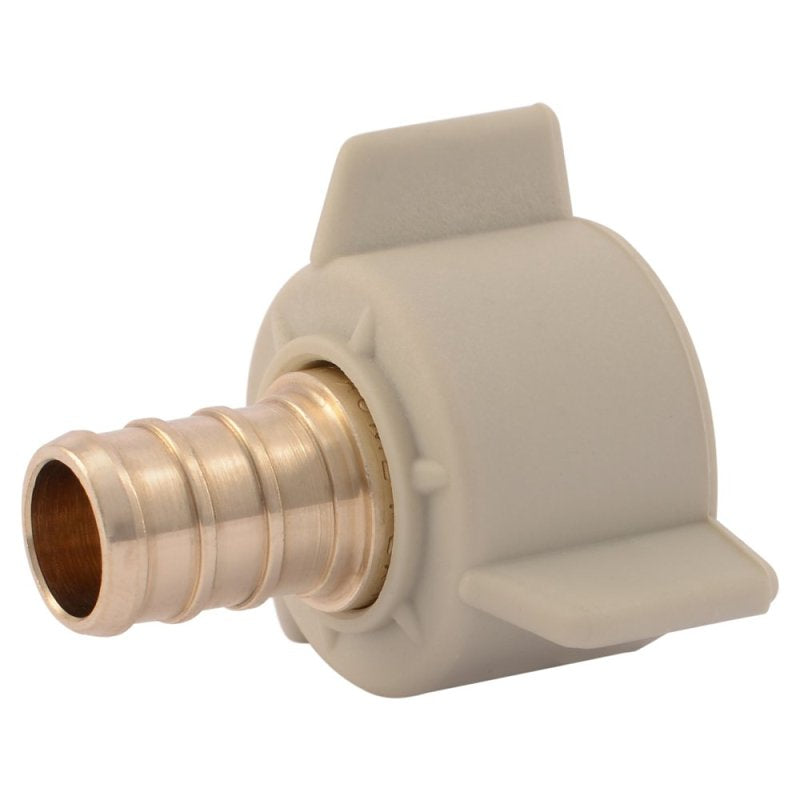 SharkBite UP526A5 Pipe Adapter, 1/2 in, PEX Barb x FIP, Plastic, 200 psi Pressure