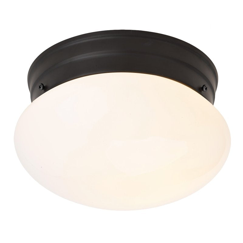 Boston Harbor OG24007 Ceiling Light, 120 V, 1-Lamp, Black Fixture, Matte Black Fixture