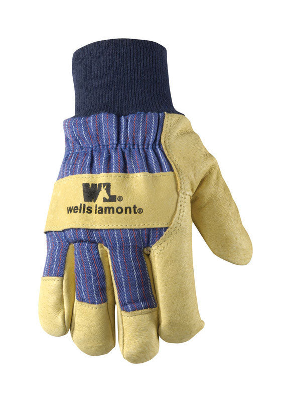 Wells Lamont Men's Outdoor Cold Weather Work Gloves Blue/Tan XL 1 pk