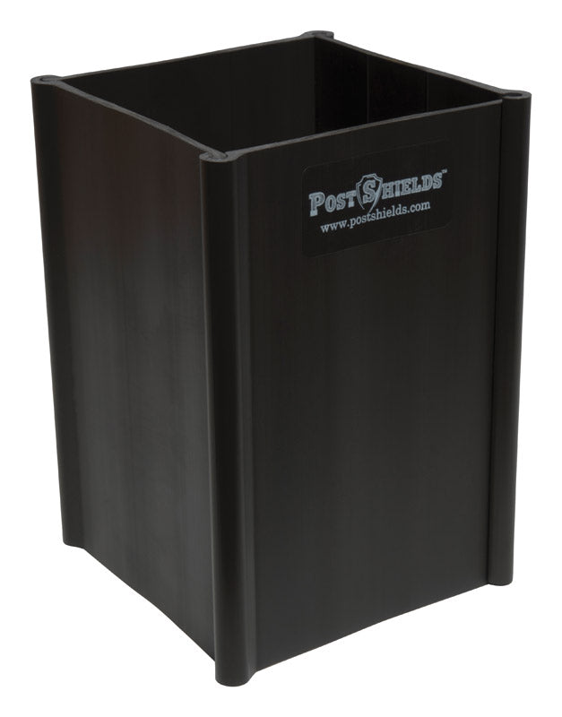 Post Shields Inc. 6 in. H X 4 in. W X 4 in. L Plastic Brown Fence Post Protection, Pack of 10