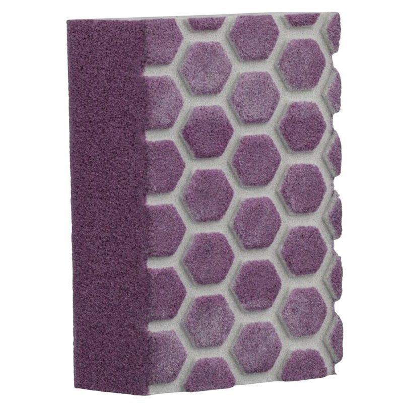 Pro Grade Precision DCDA80-PGP-2T 3-in-1 Sanding Sponge, 2-1/2 in L, 4-1/2 in W, 80 Grit, Coarse