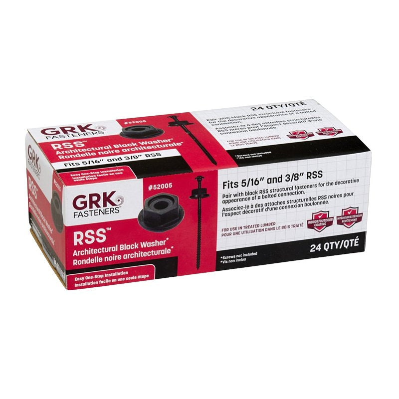 GRK Fasteners 52005 Architectural Hex Washer, 1-1/2 in OD, Climatek-Coated