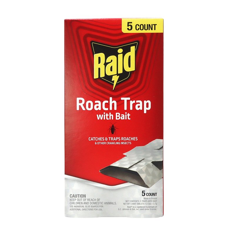 Raid RAID-RT Baited Roach Trap, Pack of 6