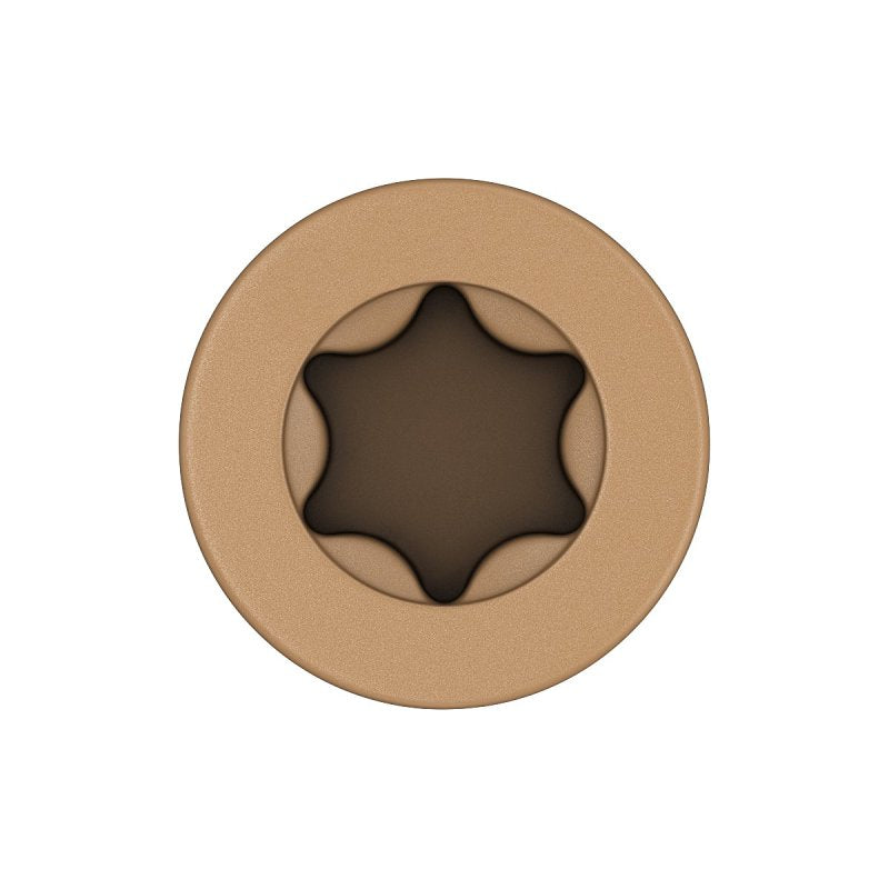 Camo 0376179 Deck Screw, #10 Thread, 3 in L, Coarse Thread, Countersink Head, Star Drive, Type 17 Slash Point