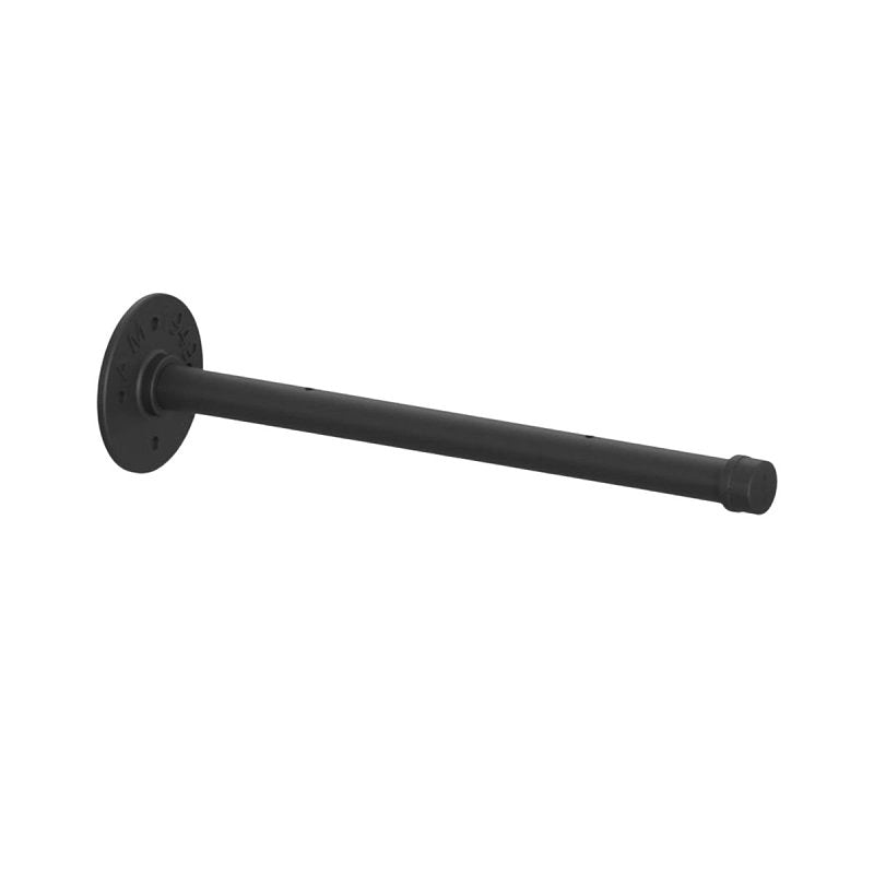 Shelf-Made Birmingham Series RP-201BRST-14BK Straight Shelf Bracket, 50 lb, 3.4 in H, Steel, Powder-Coated