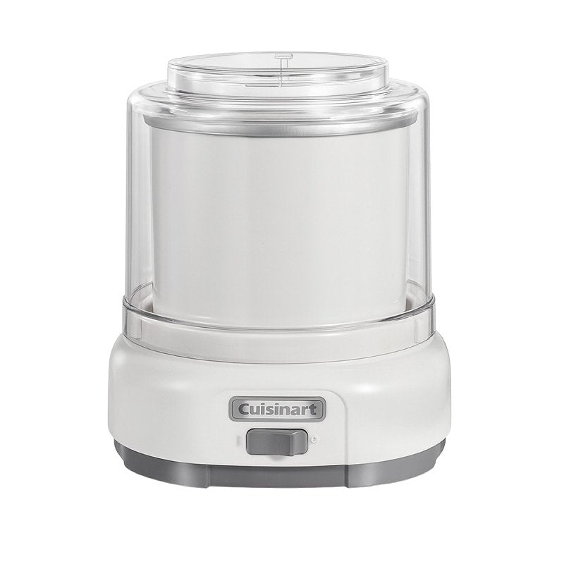 Hamilton Beach 68880 Ice Cream Maker, 1.5 qt, 13.5 W, On/Off Button Control, Thermoplastic Housing Material, White