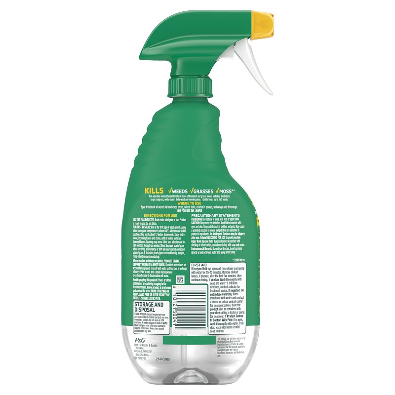 Spruce 810121300418 Weed and Grass Killer, Liquid, Spray Application, 24 oz Bottle