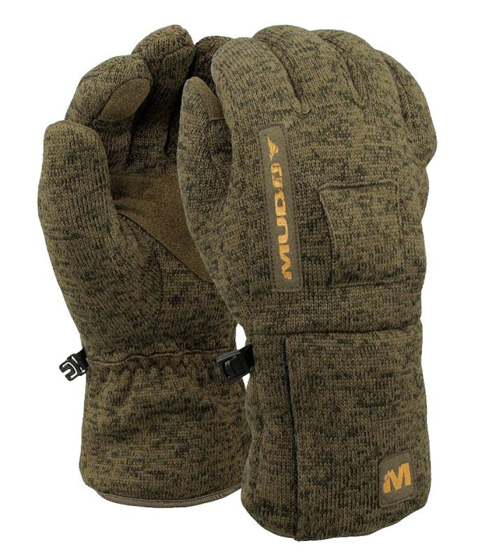 Muddy Nucleus Series HT-MGLV-CL-L Midweight Heated Gloves, L, Polyester, Brown Clay
