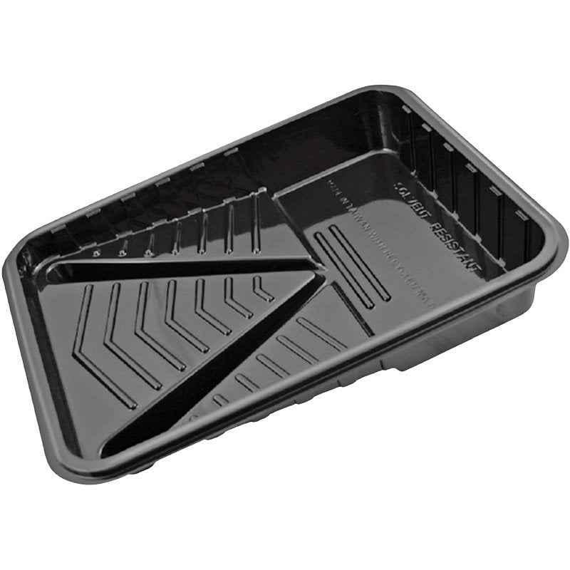 Linzer RM 408 0900 Disposable Paint Tray, 15 in L, 9 in W, 1 qt, Plastic, Black