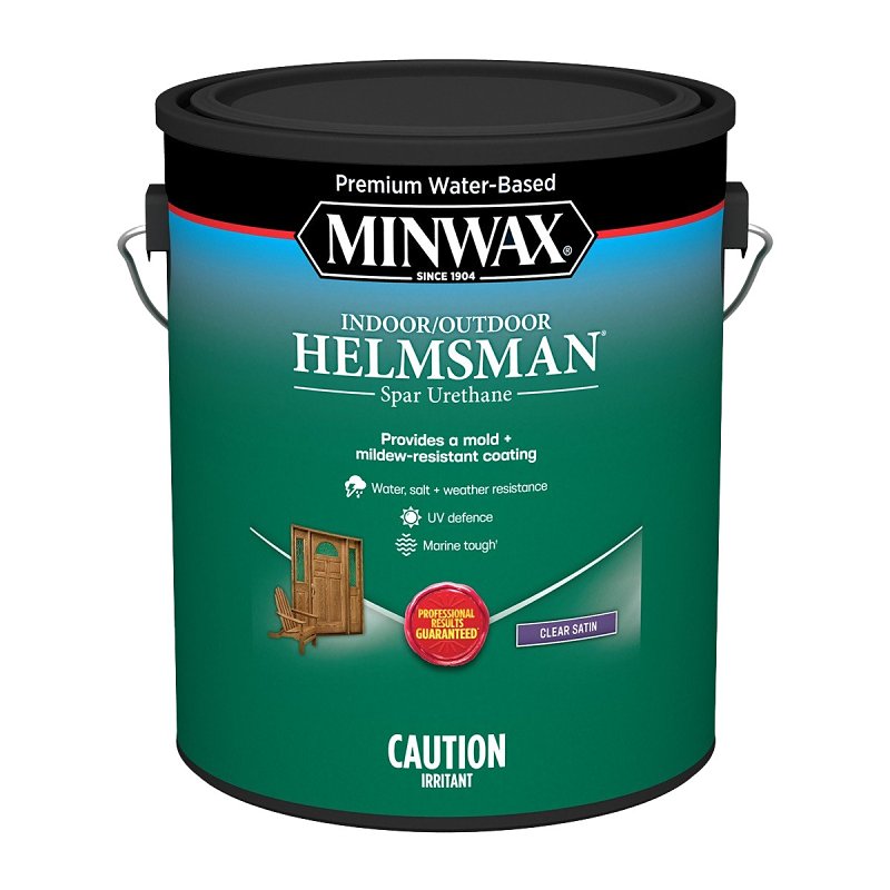 Minwax Helmsman CM4309004 Spar Urethane Varnish, Satin, Clear, 3.78 L, Pack of 2