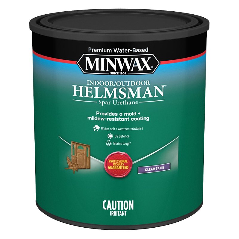 Minwax Helmsman CM4306004 Spar Urethane Varnish, Satin, Clear, 946 mL