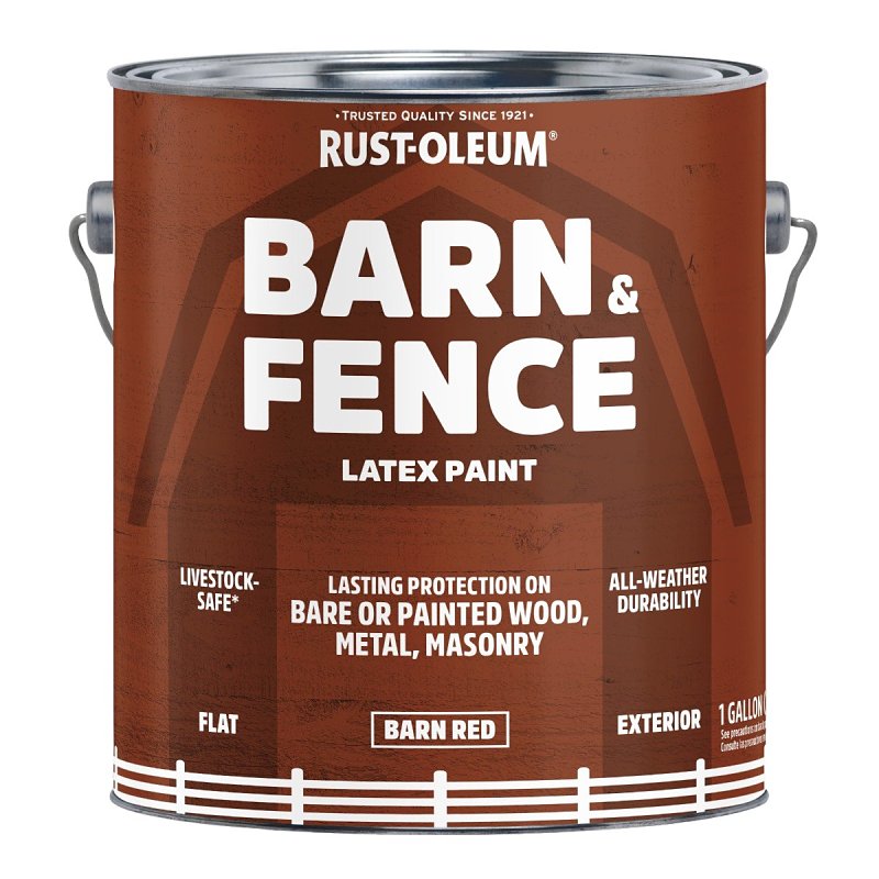 BARN&FNC PAINT FLT BRN RED 1GA, Pack of 2