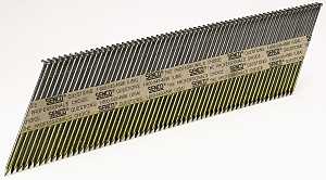 Senco K525APBXN Series Collated Nail, Paper Tape Collation, 2-1/2 in L, Steel, Bright Basic, Full Round Head