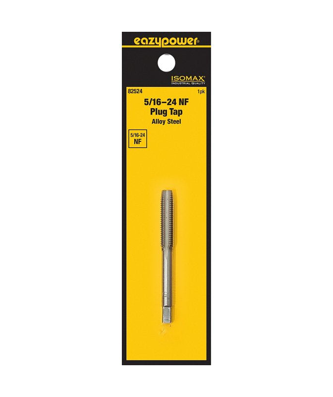 Isomax 82524 Fractional Tap, 5/16-24 Thread, NF Thread, Plug Chamfer, Tungsten Steel