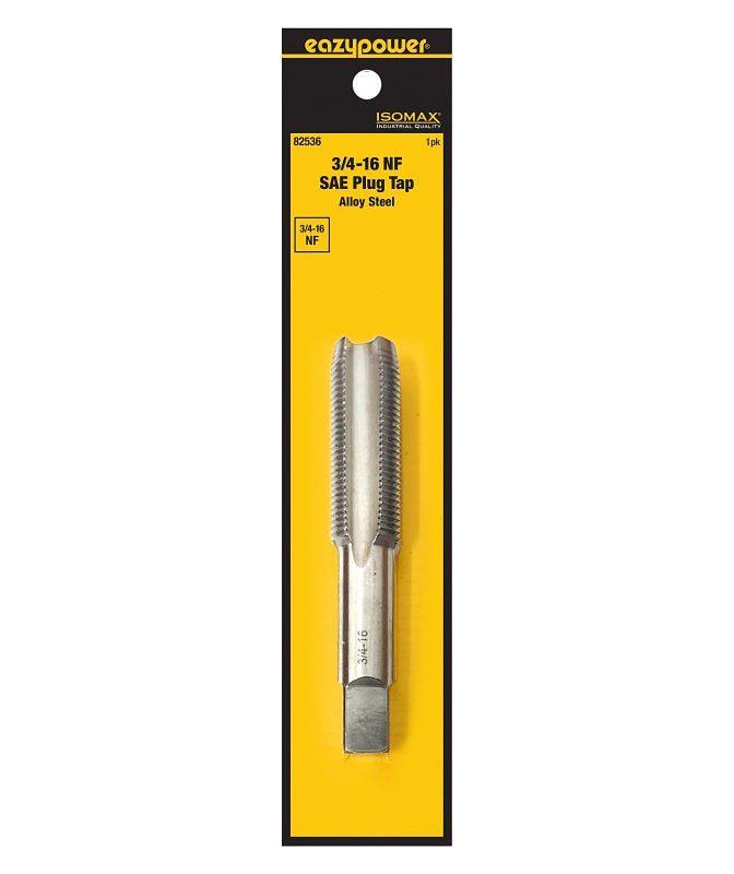 Isomax 82536 Straight Flute Tap, 3/4-16 Thread, UNF Thread, Plug Chamfer