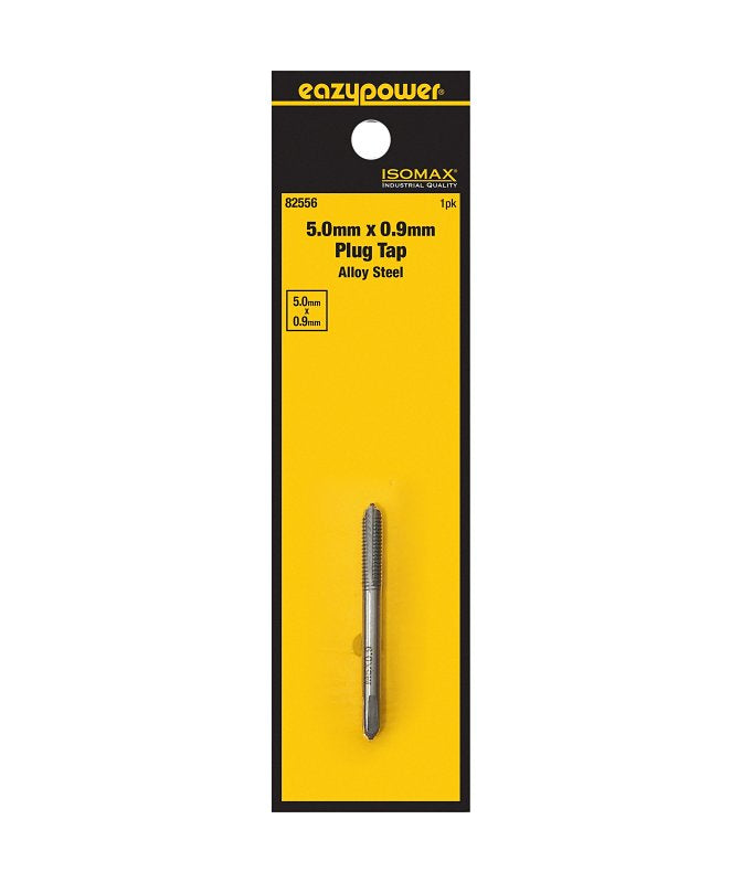 Isomax 82556 Tap, M5x0.9 Thread, Plug Chamfer, Tungsten Steel