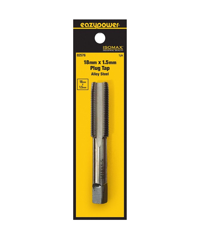 Isomax 82576 Tap, 18 x 1.5 mm Thread, Plug Chamfer