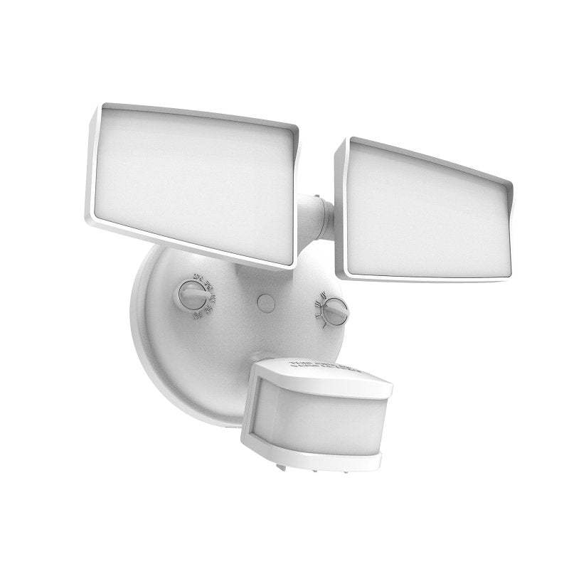 Halo SEC Series SEC2HSHWMWH Security Floodlight, 120 V, 20 W, LED Lamp, 2437 Lumens, Polycarbonate Fixture