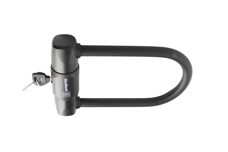 Kwikset 90260-940 Bicycle U-Lock, Keyed Different Key, 0.62 in Dia Shackle, ABS/PVS/Steel Shackle, Steel Body