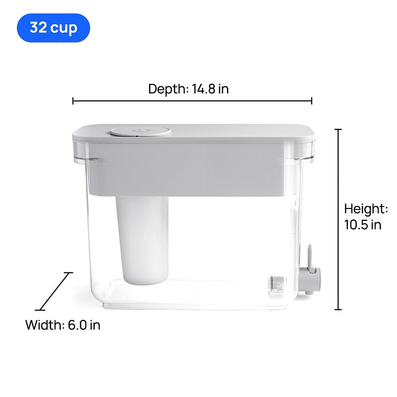 DISPENSER PLSTC COOL GRY 32CUP