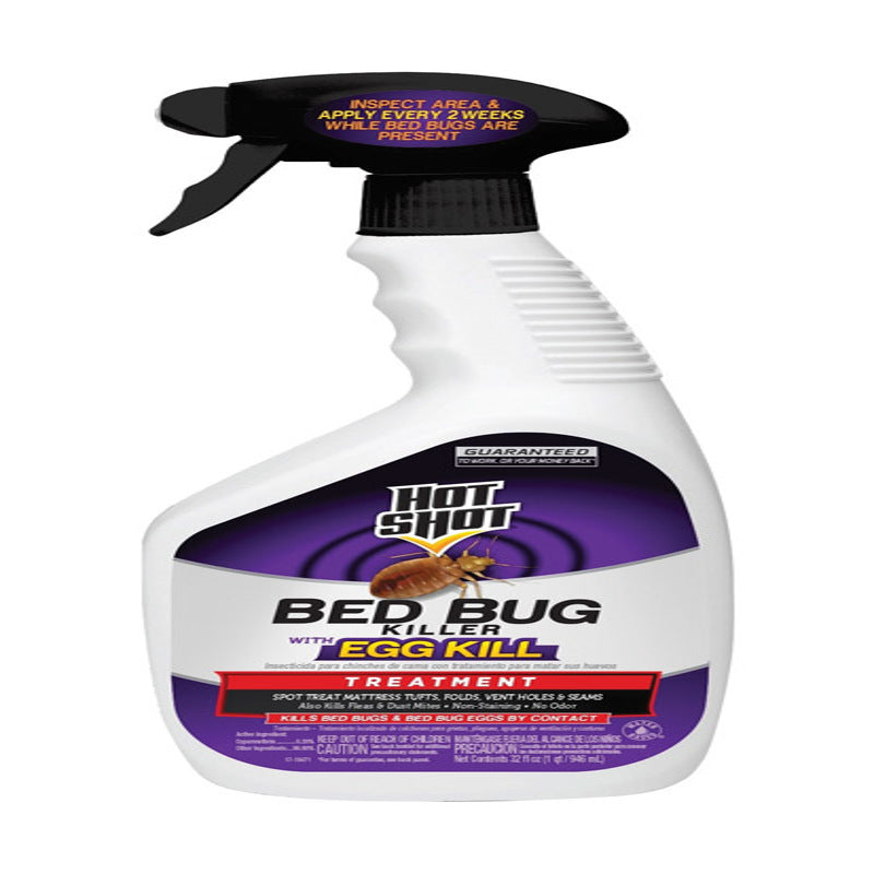 Hot Shot Bed Bug Killer Liquid 32 oz, Pack of 12