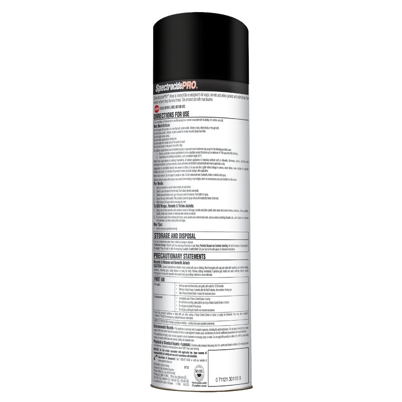 Spectracide PRO Wasp and Hornet Killer Aerosol 18 oz, Pack of 12