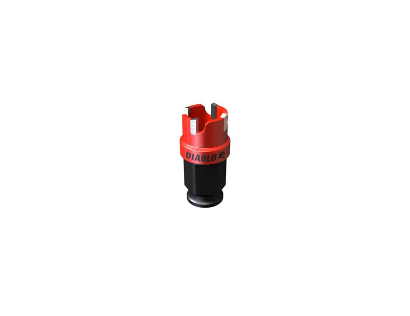 Diablo Steel Demon DHS0750CF Hole Cutter, 3/4 in Dia, 1/4 in D Cutting, Carbide Cutting Edge