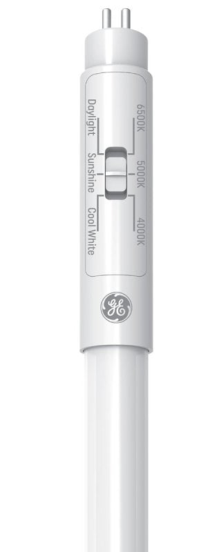 GE 93129789 LED Bulb, T5 Lamp, Miniature Bi-Pin Lamp Base, Cool White/Daylight/Sunshine Light