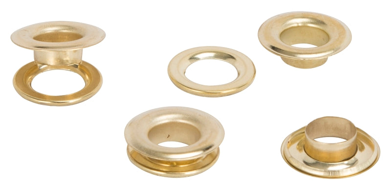 Vulcan JL-VT15989 Grommet, 25 -Piece, Brass Grommet, Brass, Brass Grommet